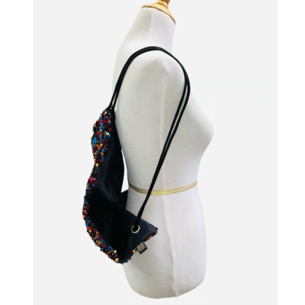 Lularoe Sequin Drawstring Bag Backpack - image 2